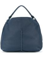Bottega Veneta Woven Detail Tote - Blue
