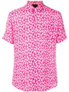 Emporio Armani Logo Print Shirt - Pink