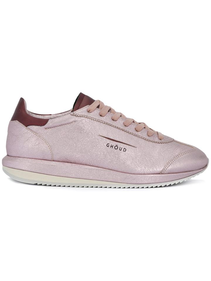 Ghoud Metallic Lace-up Sneakers