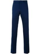 Z Zegna - Straight-leg Trousers - Men - Cotton/spandex/elastane - 50, Blue, Cotton/spandex/elastane