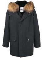 Yves Salomon Army Army Parka Coat - Black