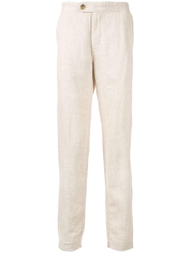 Venroy Side Tab Trousers - Neutrals