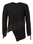 Comme Des Garcons Homme Plus Cut Out Detail Sweater