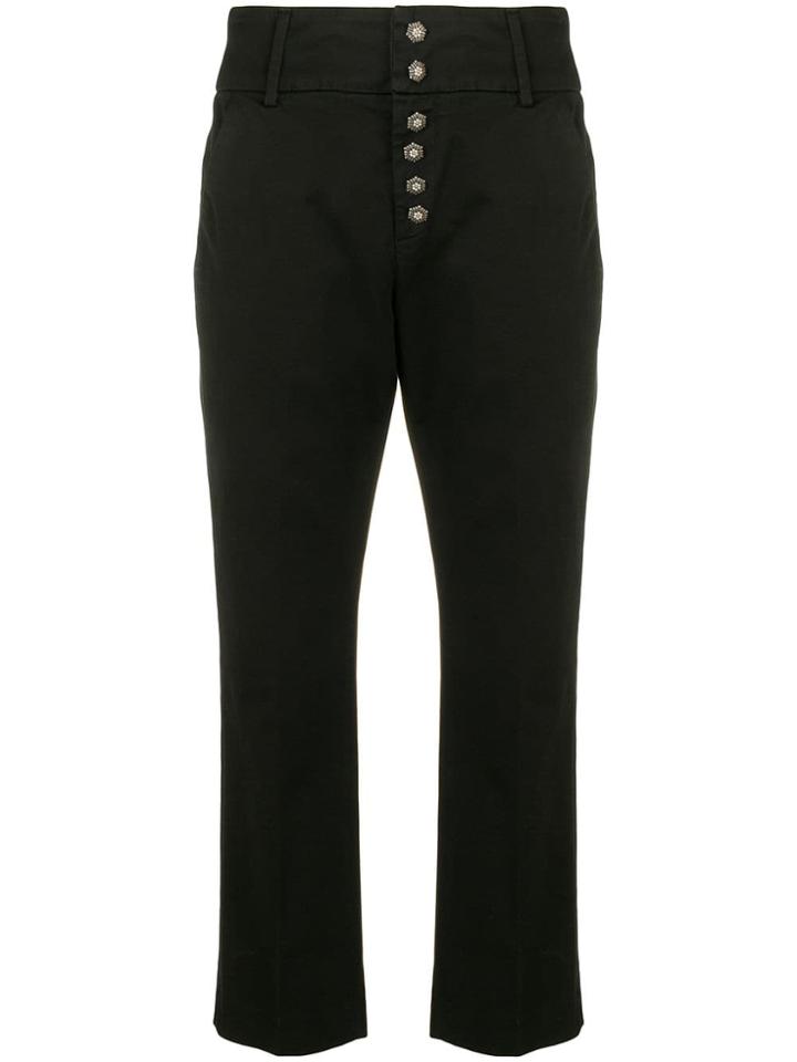 Dondup High-rise Trousers - Black