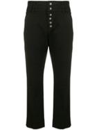 Dondup High-rise Trousers - Black