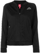 Kappa Logo Stripe Sports Jacket - Black