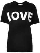 Katharine Hamnett Love Print T-shirt, Women's, Size: Small, Black, Organic Cotton