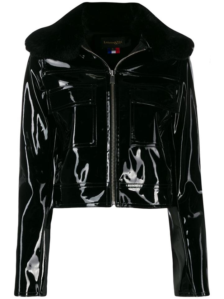 La Seine & Moi Lana Rain Jacket - Black