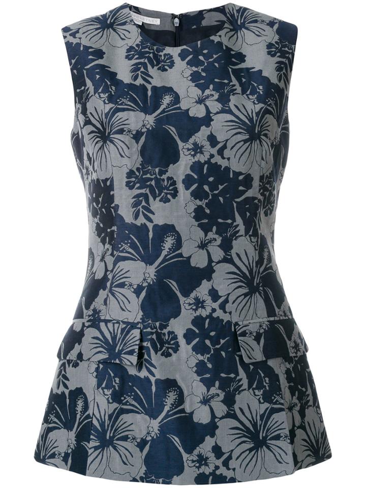 Stella Mccartney Floral Print Top - Blue