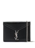 Saint Laurent Cassandra Monogram Crossbody Bag - Black