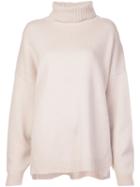 Tibi Turtleneck Sweater, Women's, Size: Medium/large, Nude/neutrals, Cashmere