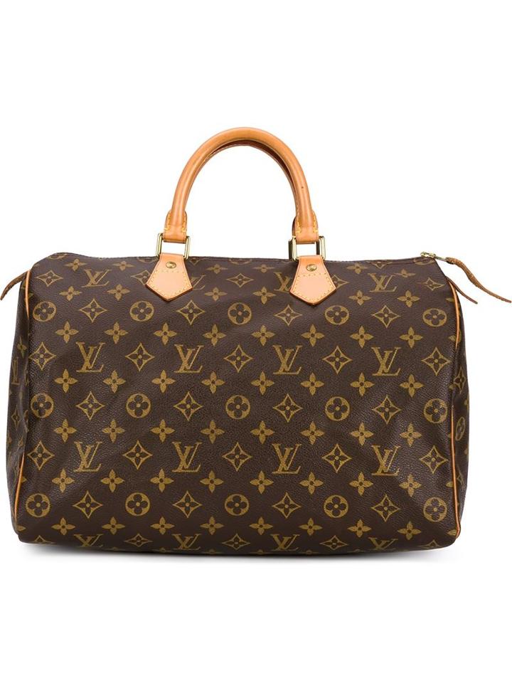 Louis Vuitton Vintage 'speedy 35' Tote