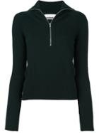 Isabel Marant Étoile - Zipped Jumper - Women - Spandex/elastane/wool - 42, Green, Spandex/elastane/wool