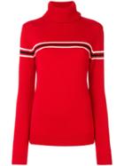 Perfect Moment Orelle Turtle Neck Sweater - Red