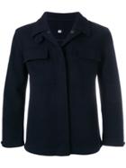 Holland & Holland Notched Collar Coat - Blue