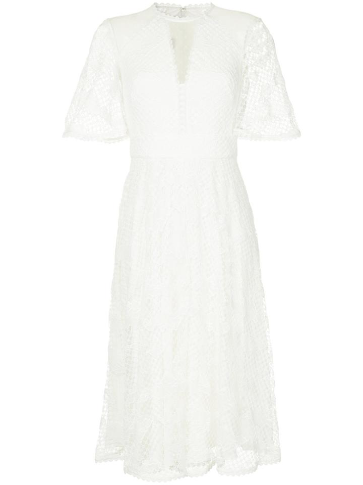 Temperley London Open-knit Dress - White