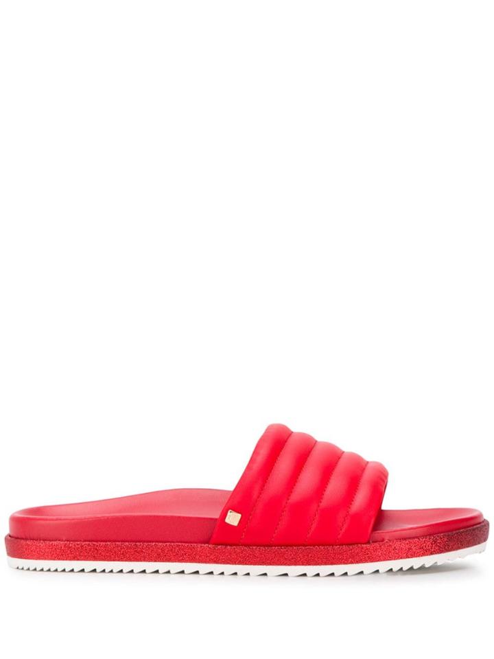 Hogl Wavy Mules - Red