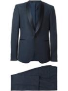Dinner 'gregory' Two-piece Suit, Men's, Size: 50, Blue, Cupro/virgin Wool