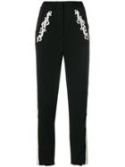 Just Cavalli High-waist Cropped Trousers - Black