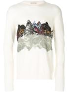 Etro Mountain Print Jumper - White