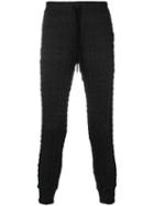 Issey Miyake - Pleated Track Pants - Men - Polyester - 1, Black, Polyester