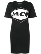 Mcq Alexander Mcqueen Logo T-shirt Dress - Black