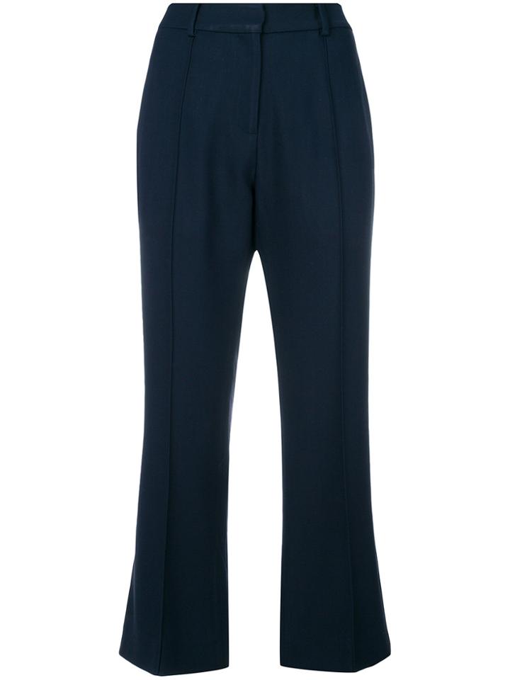 Khaite Straight-leg Suit Trousers - Blue