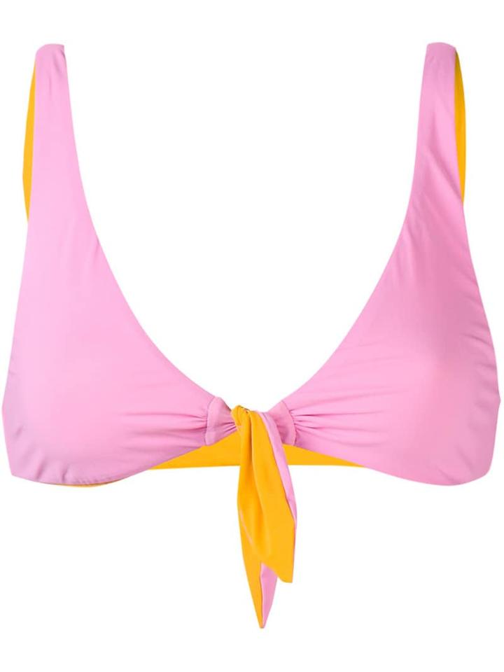 Tory Burch Two Sided Bikini Top - Pink