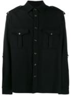 Ih Nom Uh Nit Double Chest Pocket Shirt - Black