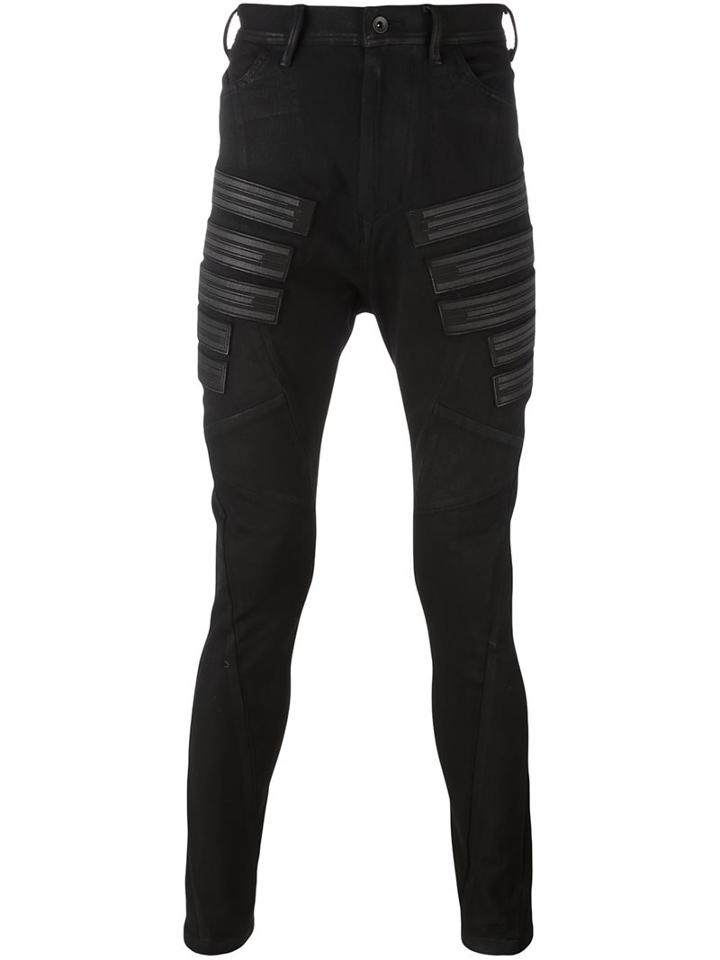 Julius Stretch Skinny Jeans, Men's, Size: 2, Black, Cotton/polyester/polyurethane