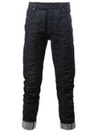 G-star Raw Research Creased Effect Jeans, Men's, Size: 30, Blue, Cotton/polyester