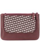 Pierre Hardy Patterned Clutch Bag - Red