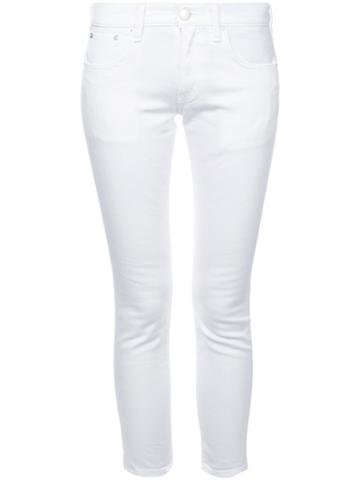 Red Card - Skinny Jeans - Women - Cotton/polyurethane - 23, White, Cotton/polyurethane