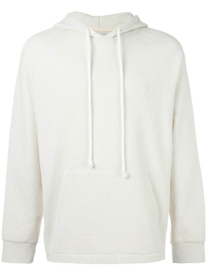 Études 'track' Hoodie, Size: Large, White, Cotton/polyester