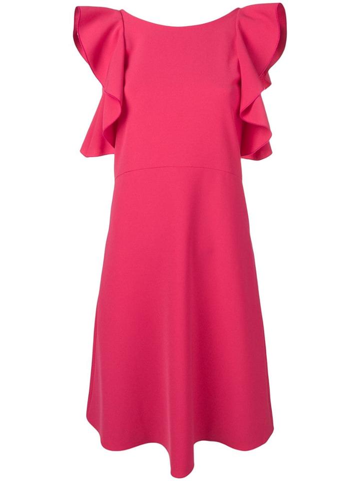 Antonelli Ruffled Shift Dress - Pink