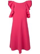Antonelli Ruffled Shift Dress - Pink