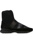 Damir Doma Flash Hi-top Sneakers, Men's, Size: 41, Black, Leather/polyester/rubber
