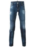 Dsquared2 Slim Jeans, Men's, Size: 44, Blue, Cotton/spandex/elastane/polyester/cotton