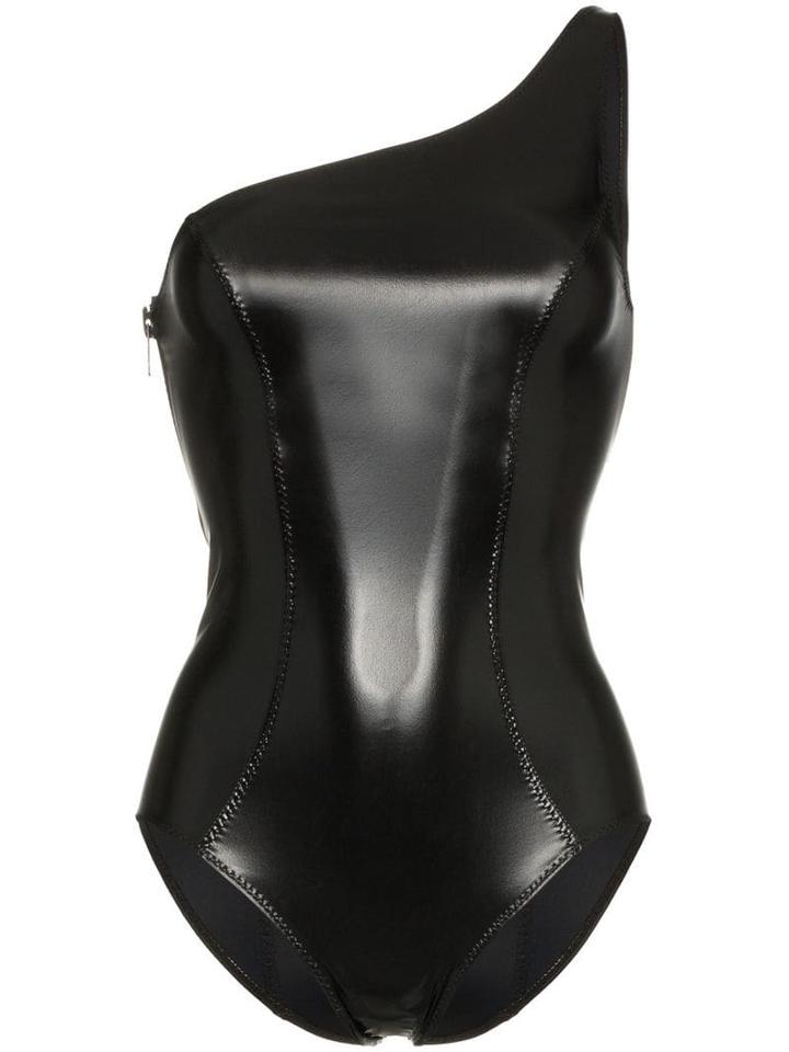 Lisa Marie Fernandez Arden Pvc Swimsuit - Black