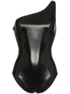 Lisa Marie Fernandez Arden Pvc Swimsuit - Black