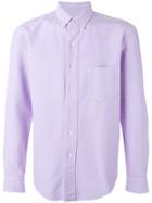 Palm Angels Buttoned Down Collar Shirt - Pink & Purple