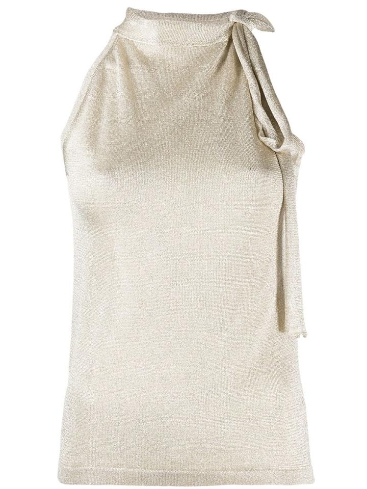 Missoni Tie Neck Blouse - Neutrals