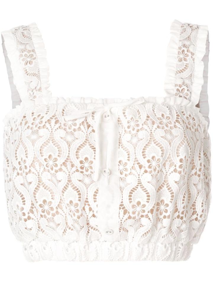 We Are Kindred Romily Crop Top - White