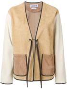 Loewe Tie Waist Jacket - Neutrals