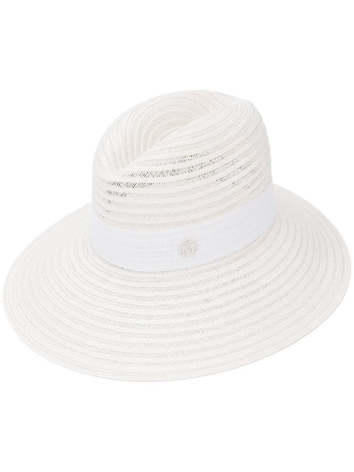 Maison Michel - Virginie Hat - Women - Hemp - M, White, Hemp