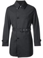 Mackintosh Charcoal Wool Storm System Short Trench Coat Gm-005bs -