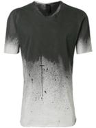 10sei0otto Spray Effect T-shirt - Black