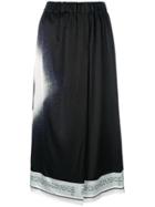 Elaidi Pleated Midi Skirt - White
