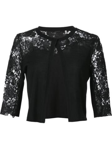 Elie Tahari Lace Panel Bolero