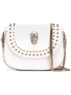 Philipp Plein - Ajo Mini Shoulder Bag - Women - Cotton - One Size, White, Cotton